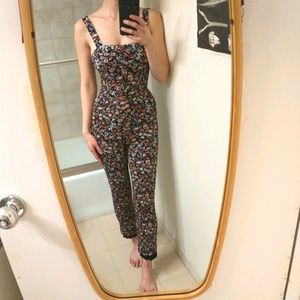 Abercrombie & Fitch Flower Print Jumpsuit